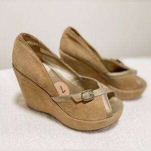 NEW KORK-EASE Handmade in BRAZIL Wedge Platform Sandals Leather Shoes $258